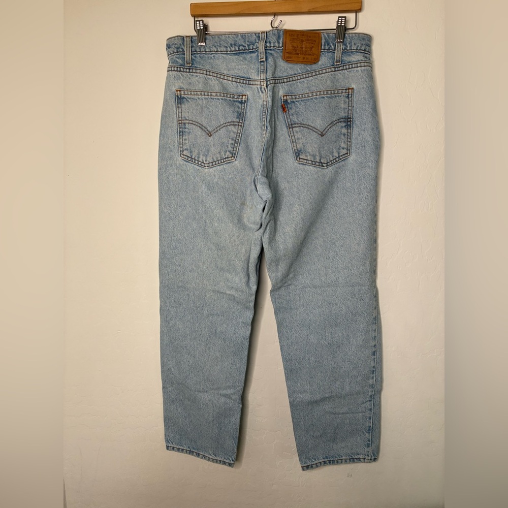 Vintage 90s Levi’s 550 Orange Tab Denim Jeans Size 36 X 29